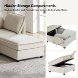 Harmetrix Oversized Soft Sectional Couch with Storage