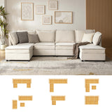 Harmetrix 8-Seater Soft Sectional Couch with Storage