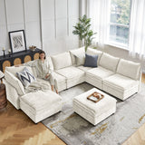 Harmetrix Oversized Soft Sectional Couch with Storage