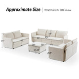Harmetrix Oversized Soft Sectional Couch with Storage