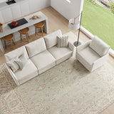 Harmetrix Oversized Soft Sectional Couch with Storage