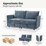 Harmetrix Oversized Soft Sectional Couch with Storage