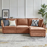 Harmetrix Oversized Soft Sectional Couch with Storage