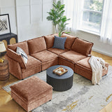Harmetrix Oversized Soft Sectional Couch with Storage