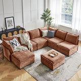Harmetrix Oversized Soft Sectional Couch with Storage