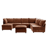 Harmetrix Oversized Soft Sectional Couch with Storage