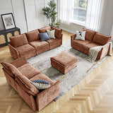 Harmetrix Oversized Soft Sectional Couch with Storage