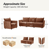 Harmetrix Oversized Soft Sectional Couch with Storage