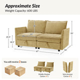Harmetrix Oversized Soft Sectional Couch with Storage