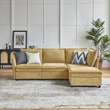 Harmetrix Oversized Soft Sectional Couch with Storage