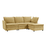 Harmetrix Oversized Soft Sectional Couch with Storage