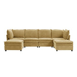 Harmetrix Oversized Soft Sectional Couch with Storage