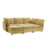Harmetrix Oversized Soft Sectional Couch with Storage