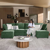 Harmetrix Oversized Soft Sectional Couch with Storage