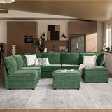 Harmetrix Oversized Soft Sectional Couch with Storage