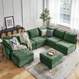 Harmetrix Oversized Soft Sectional Couch with Storage