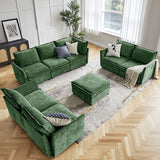 Harmetrix Oversized Soft Sectional Couch with Storage