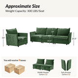 Harmetrix Oversized Soft Sectional Couch with Storage