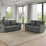 Harmetrix Oversized Soft Sectional Couch with Storage