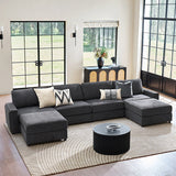 Aeris Modern Curved Sectional Sofa Set