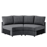 Aeris Modern Curved Sectional Parts & Components