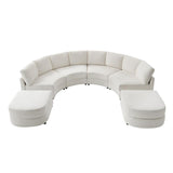 Aeris Modern Curved Sectional Sofa Set