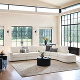 Aeris Modern Curved Sectional Sofa Set