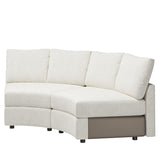 Aeris Modern Curved Sectional Parts & Components