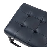 Rosana Multifunctional Use Genuine Leather Top Cushion Bench