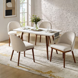 Serta Upholstered Dining Chair: Solid Wood Legs & Versatile Use (Set of 2/4/6)
