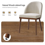 Serta Upholstered Dining Chair: Solid Wood Legs & Versatile Use (Set of 2/4/6)