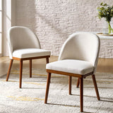Serta Upholstered Dining Chair: Solid Wood Legs & Versatile Use (Set of 2/4/6)