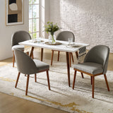 Serta Upholstered Dining Chair: Solid Wood Legs & Versatile Use (Set of 2/4/6)