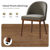Serta Upholstered Dining Chair: Solid Wood Legs & Versatile Use (Set of 2/4/6)