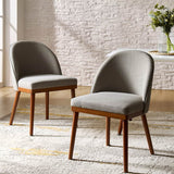 Serta Upholstered Dining Chair: Solid Wood Legs & Versatile Use (Set of 2/4/6)