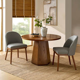 Serta Upholstered Dining Chair: Solid Wood Legs & Versatile Use (Set of 2/4/6)