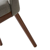 Serta Upholstered Dining Chair: Solid Wood Legs & Versatile Use (Set of 2/4/6)