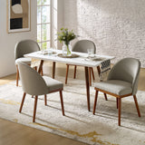 Serta Upholstered Dining Chair: Solid Wood Legs & Versatile Use (Set of 2/4/6)