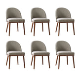 Serta Upholstered Dining Chair: Solid Wood Legs & Versatile Use (Set of 2/4/6)