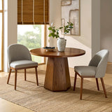 Serta Upholstered Dining Chair: Solid Wood Legs & Versatile Use (Set of 2/4/6)