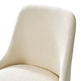 Zara Dining Chair Set of 2/4/6: Curved Backrest, Natural Wood Legs & Comfortable Cushion