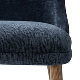 Zara Dining Chair Set of 2/4/6: Curved Backrest, Natural Wood Legs & Comfortable Cushion