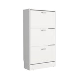 Inola High 3-Tier Pull Down Shoe Rack, Space-Efficient Entryway and Bedroom Shoe Storage with Pull-Down Doors, Stores Up to 18 Pairs of Shoes, Sleek Design for Maximizing Organization in Compact Spaces