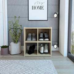 Entryway Stackable Storage Unit, Stackable Cabinet, Four Shelves