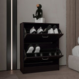 Inola Two-Door Shoe Rack Cabinet with Adjustable Shelves, Modern Footwear Storage Organizer for Entryways, Bedrooms, or Closets, Compact Design for Efficient Shoe Organization