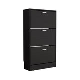 Inola High 3-Tier Pull Down Shoe Rack, Space-Efficient Entryway and Bedroom Shoe Storage with Pull-Down Doors, Stores Up to 18 Pairs of Shoes, Sleek Design for Maximizing Organization in Compact Spaces