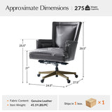 Adrian Modern Genuine Leather Office Chair