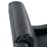 Amelia Genuine Leather Swivel Rocker Recliner