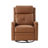 Amelia Genuine Leather Swivel Rocker Recliner