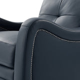 Amelia Genuine Leather Swivel Rocker Recliner